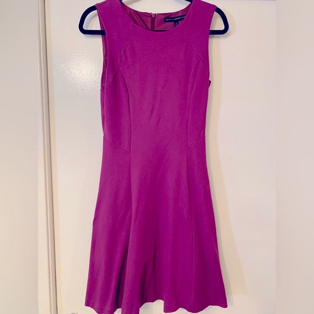Bright plum fuchsia dress